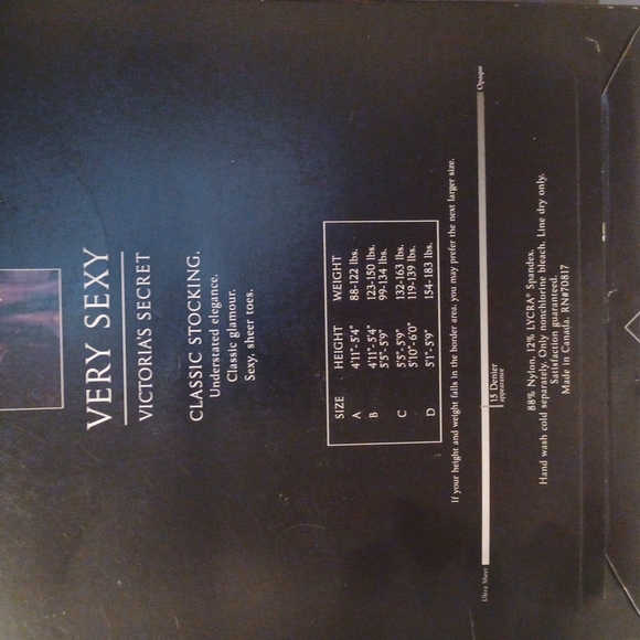 Victoria's Secret Classic Stocking Accessories  New - Picture 5 of 7